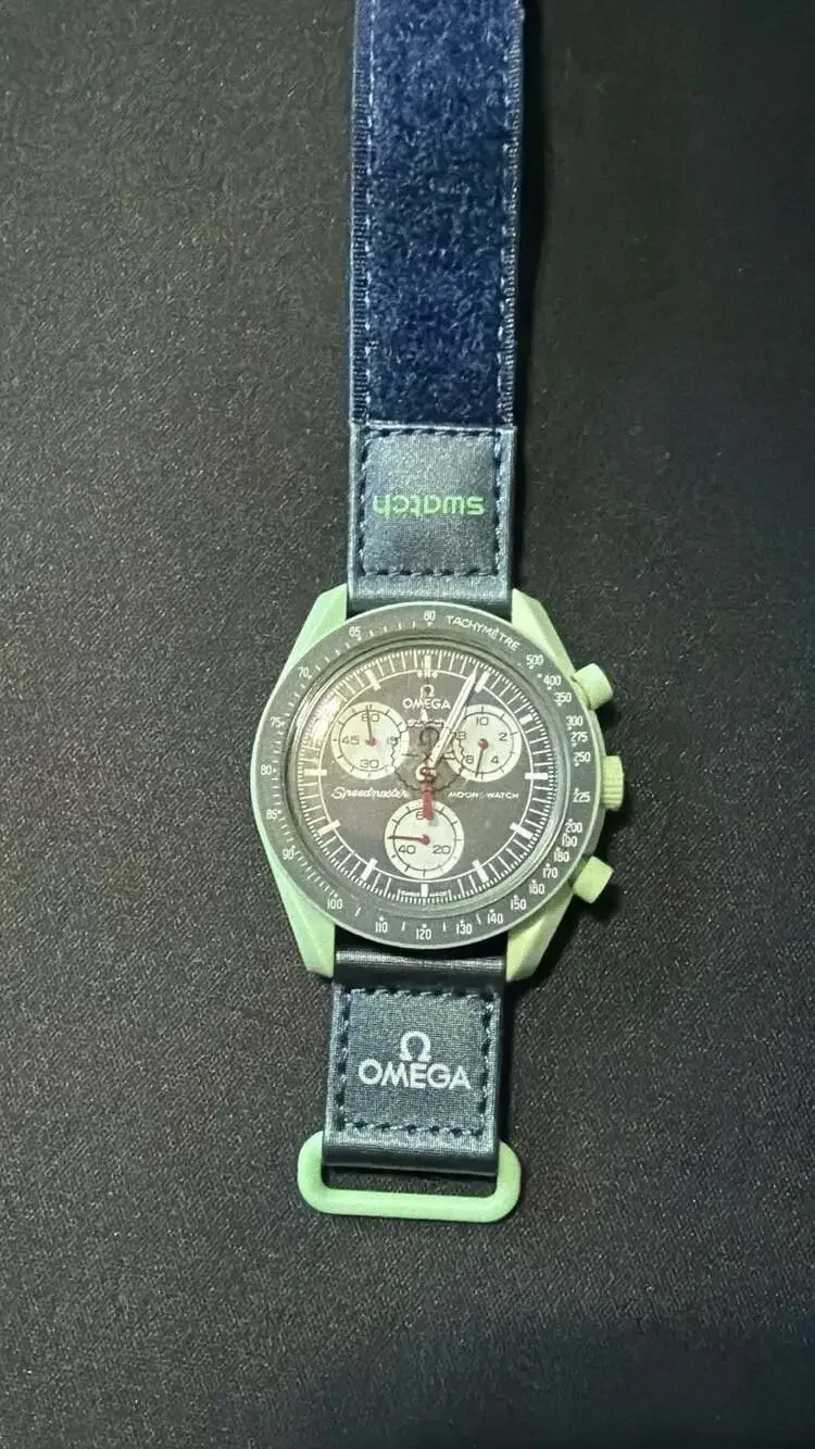 Omega x Swatch Bioceramic MoonSwatch Mission to Earth Watch